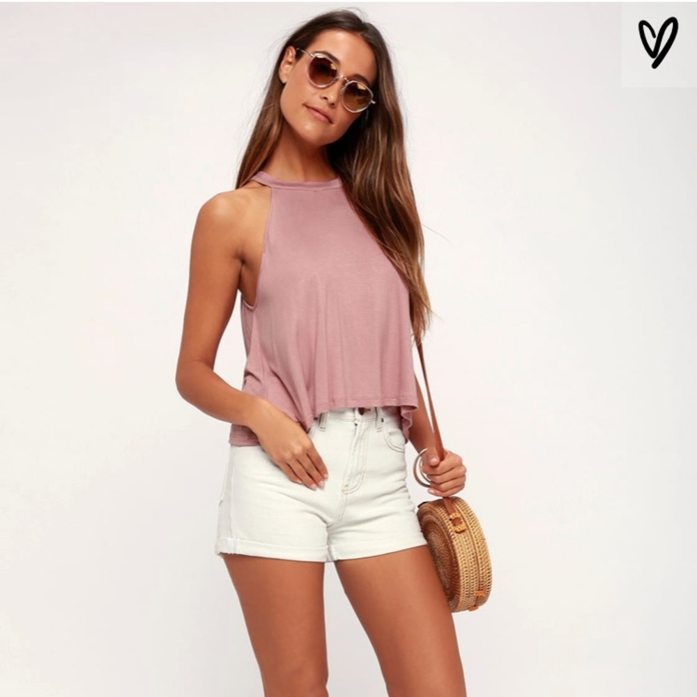 ✨Lulus Mauve Pink Tank Top